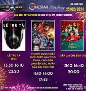 Cinestar Mỹ Tho Lịch Chiếu