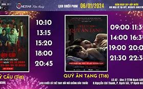 Lịch Chiếu Phim Cinestar Rạch Sỏi Kiên Giang