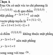 Phương Trình Mặt Phẳng Song Song Với Oy